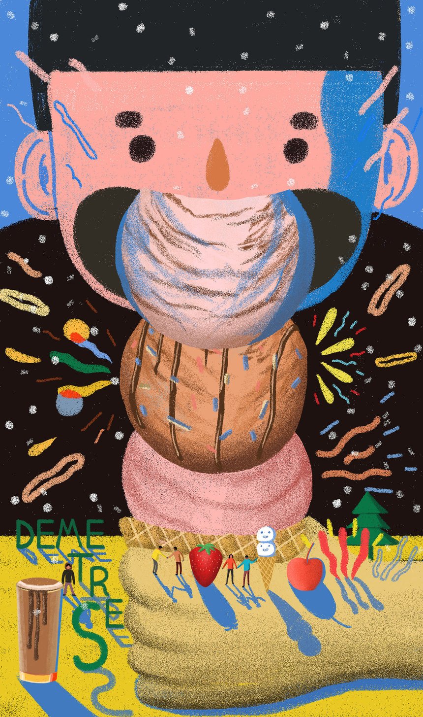 Teddy Kang: Demetres Desserts Winter 2019 Menu Art and other fantasies