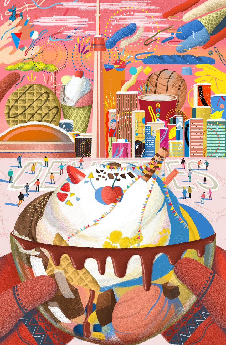 Teddy Kang: Demetres Desserts Winter 2019 Menu Art and other fantasies