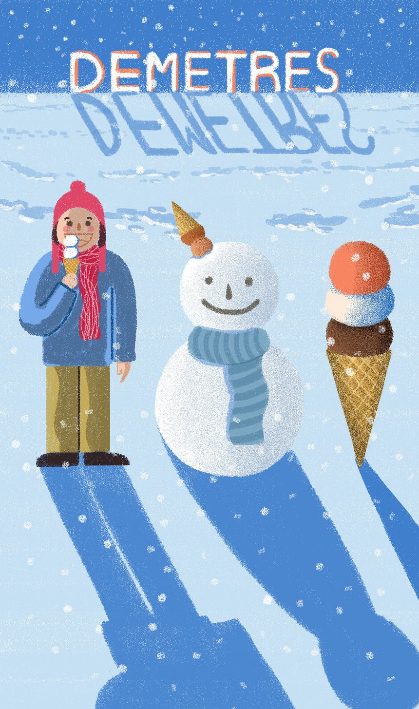 Teddy Kang: Demetres Desserts Winter 2019 Menu Art and other fantasies